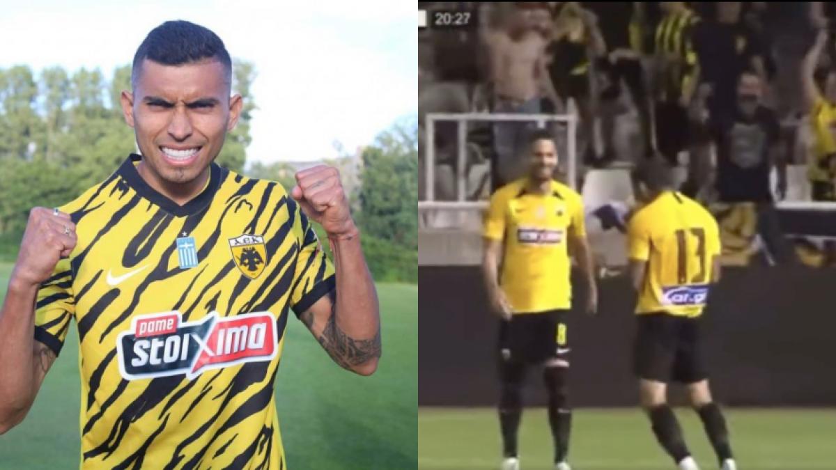 VIDEO: ¡Increíble! Orbelín Pineda se luce con un golazo con el AEK Atenas ante el Omonia Nicosia