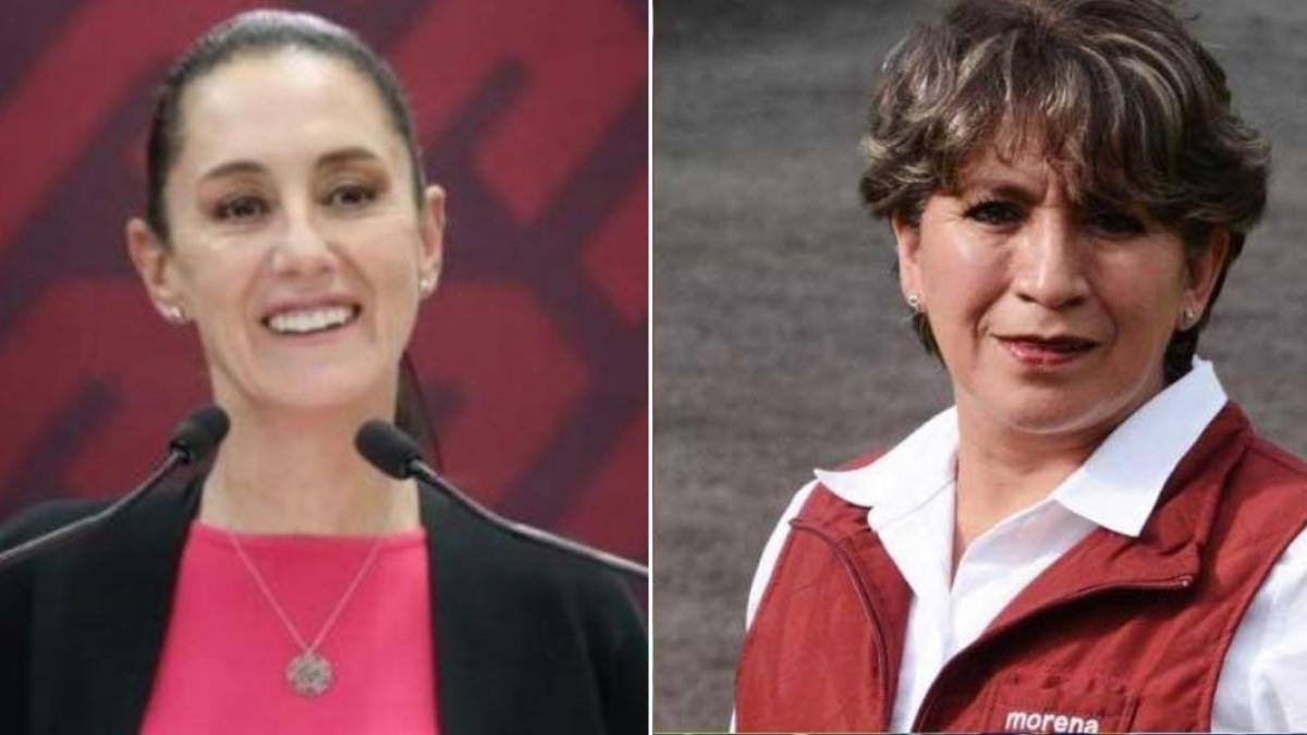 Hay vientos de cambio en el Edomex: Sheinbaum; felicita a Delfina Gómez por su candidatura