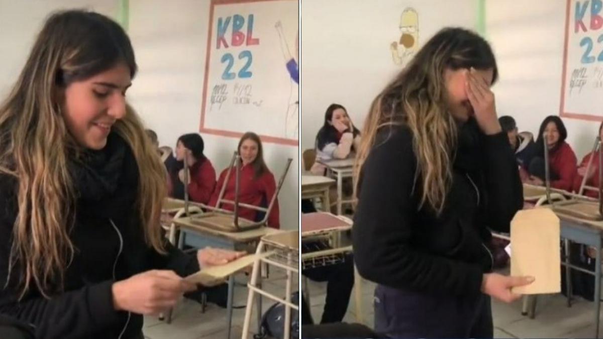 Estudiantes regalan viaje de graduación a su compañera; reacción se viraliza (VIDEO)