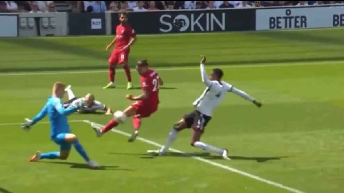 VIDEO: Así fue el golazo de taquito de Darwin Núñez con el Liverpool ante el Fulham