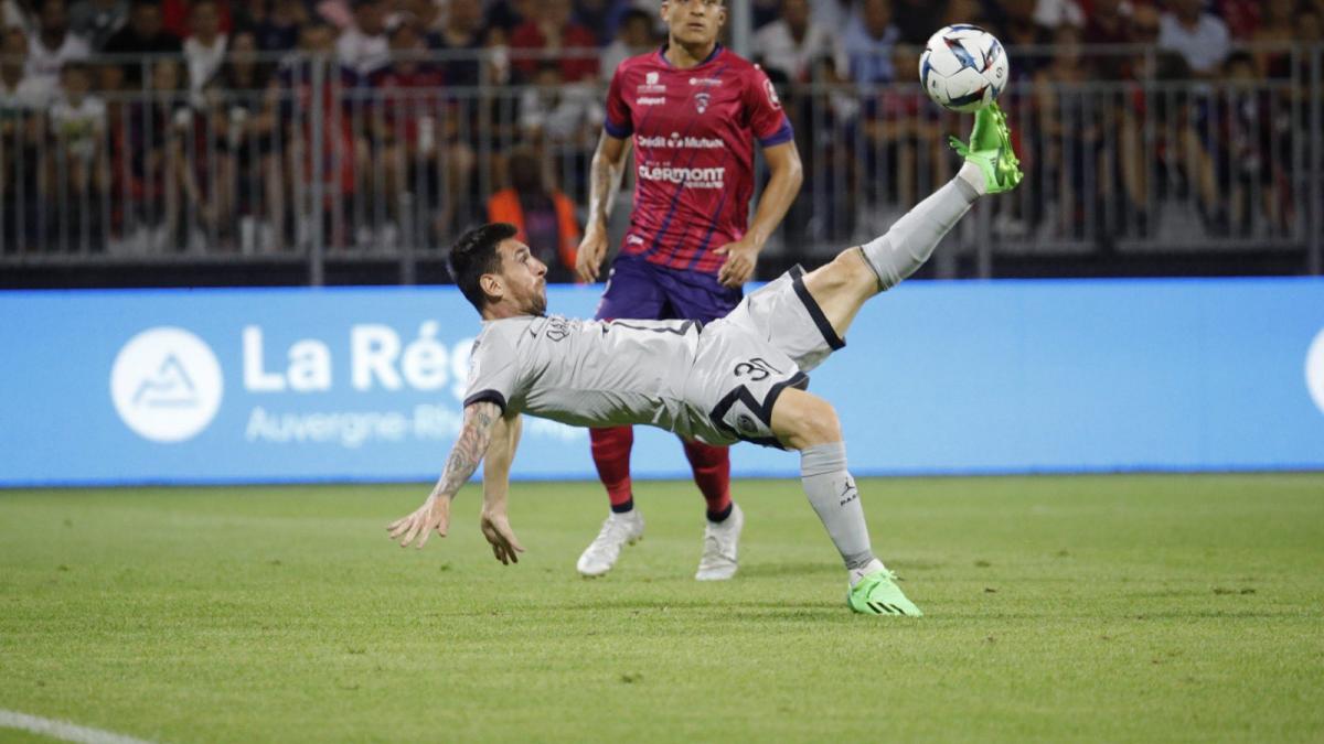 PSG | VIDEO: El espectacular golazo de chilena de Lionel Messi contra el Clermont