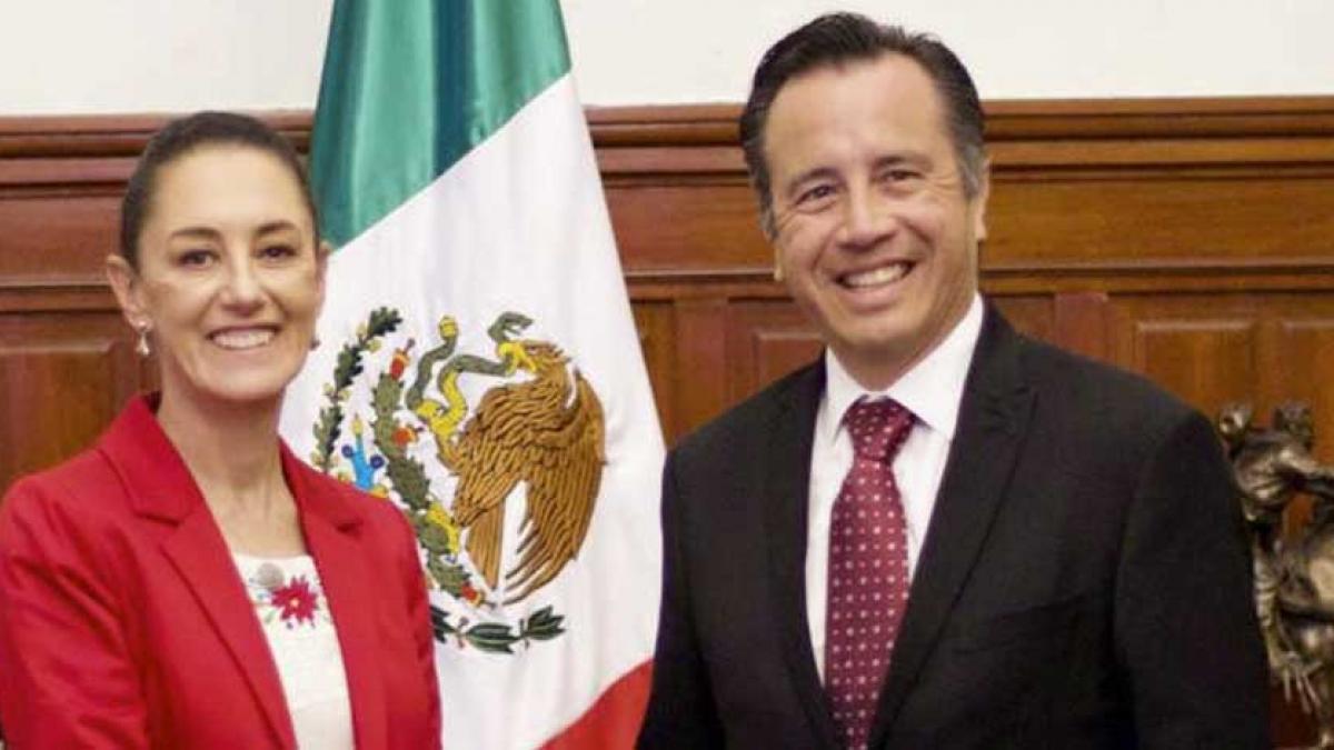 Sheinbaum visita Veracruz para "fortalecer colaboración" con Cuitláhuac García