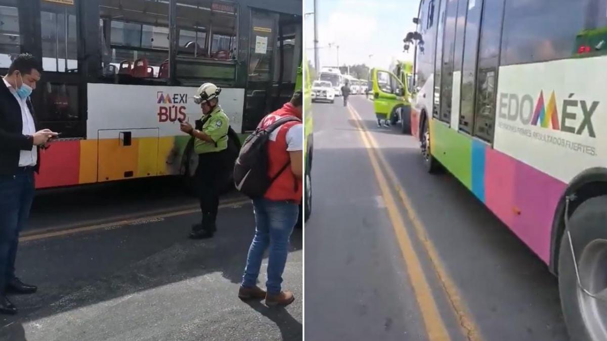 Choque de unidad del Mexibús en Ecatepec deja al menos 15 personas