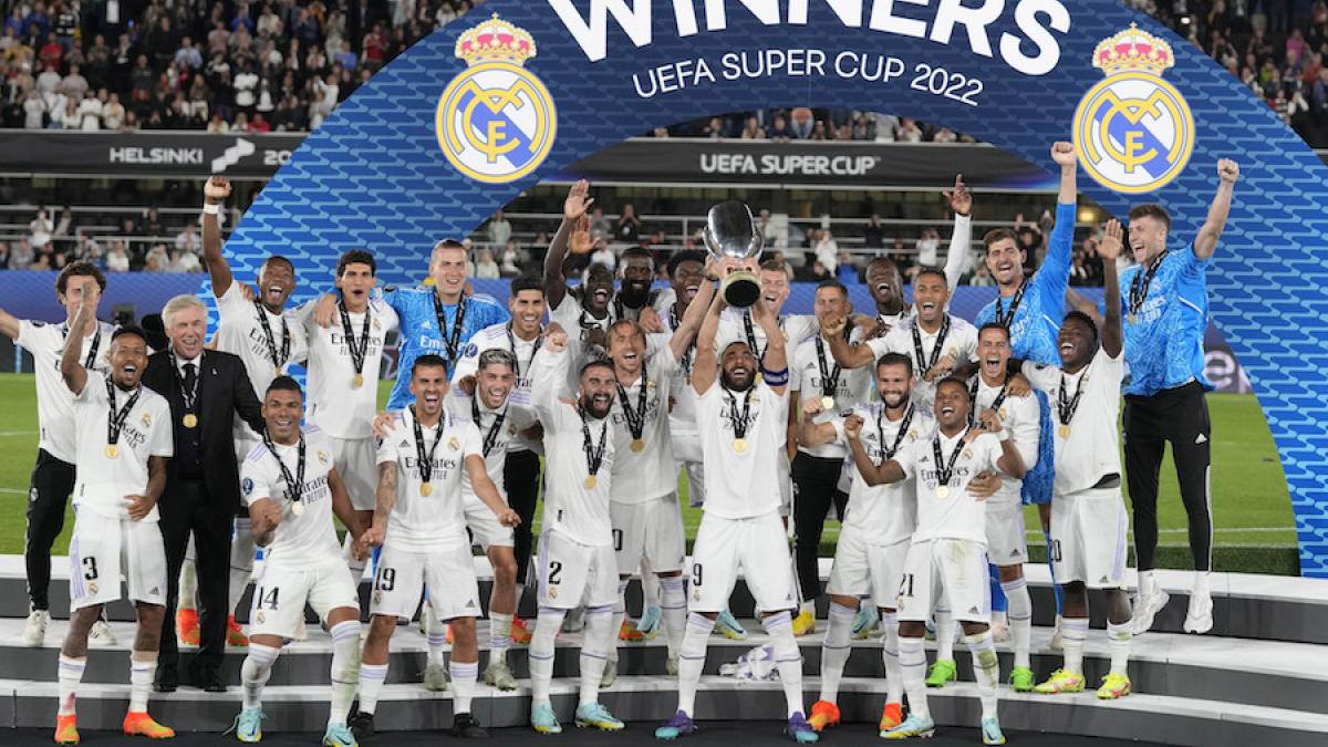 Real Madrid logra su quinta Supercopa de Europa