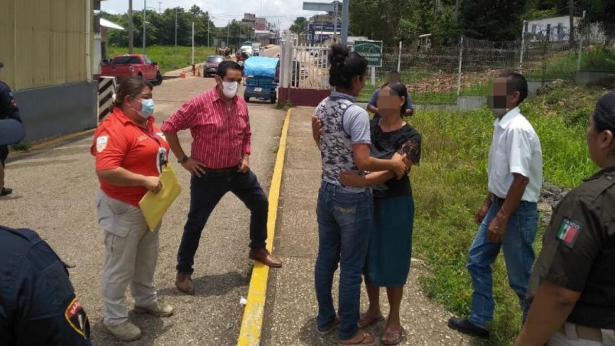 INM realiza reunificación familiar de mujer guatemalteca varada en Tabasco