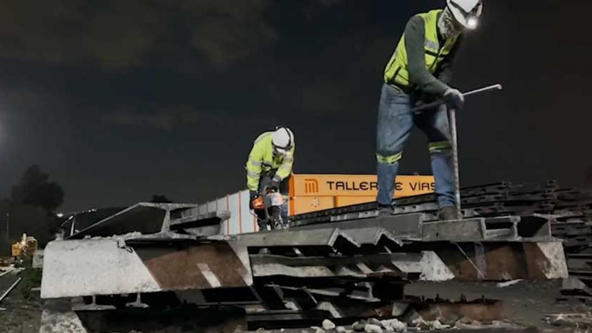 Sheinbaum supervisa avance de obra en la Línea 1 del Metro; visita taller de Zaragoza