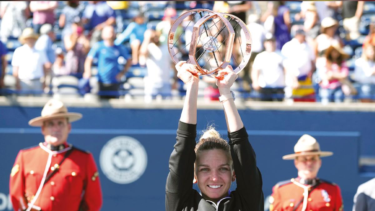 Simona Halep se corona por tercera ocasión en Canadá