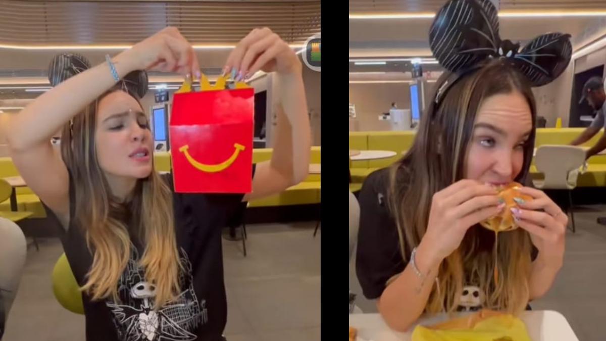 Belinda humilla a España y se burla de su acento mientras come en McDonald's (VIDEO)