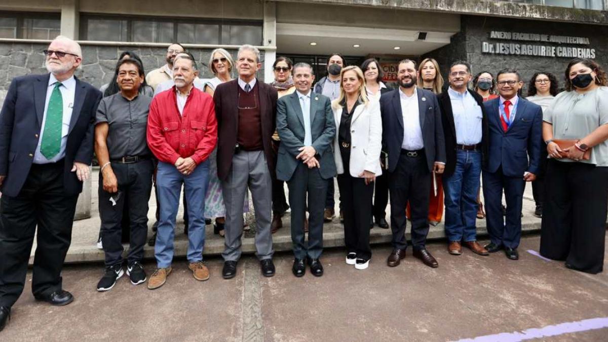 Facultad de Arquitectura de la UNAM y alcaldía Coyoacán buscan mejorar imagen urbana