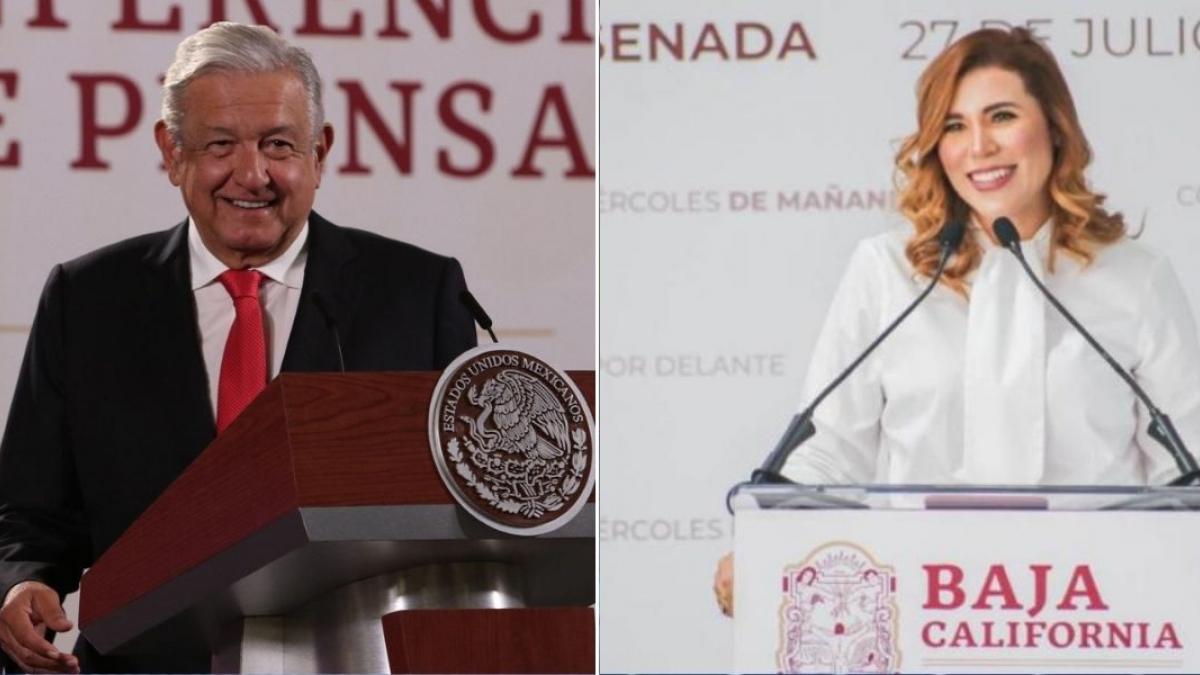 AMLO ofrece su respaldo total y absoluto a la gobernadora de Baja California Marina del Pilar Ávila