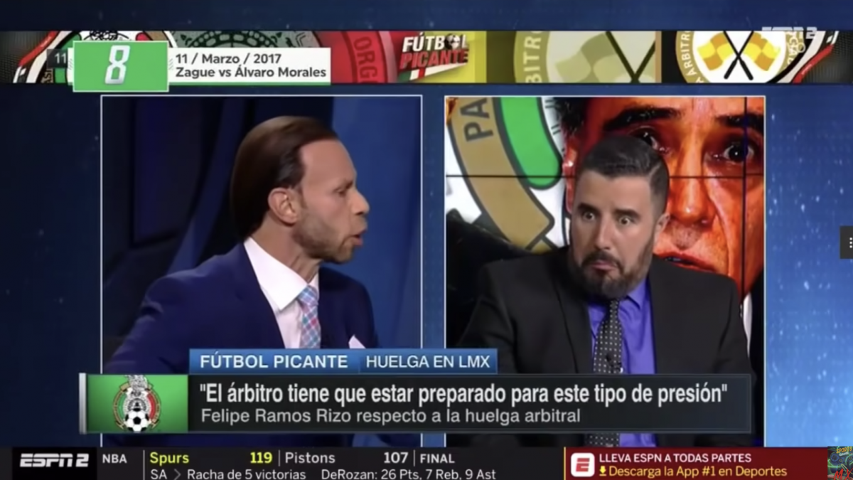 VIDEO: Zague y Álvaro Morales se agarran a golpes en los pasillos de ESPN