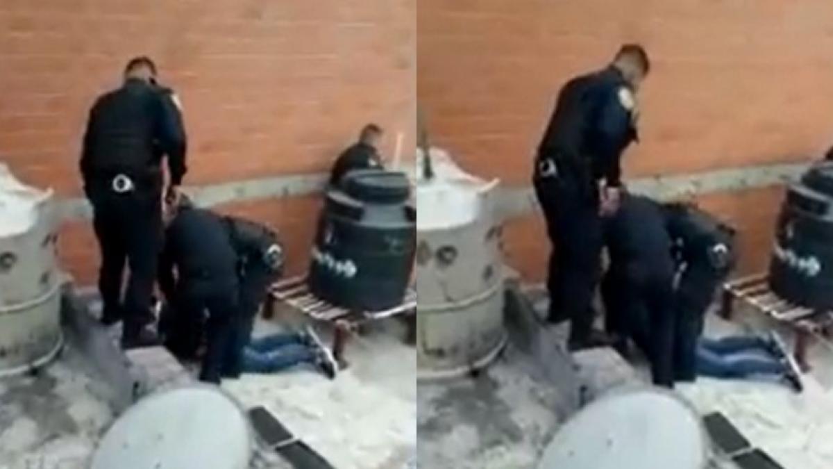 Policías persiguen a presuntos extorsionadores por azoteas del Centro Histórico (VIDEO)