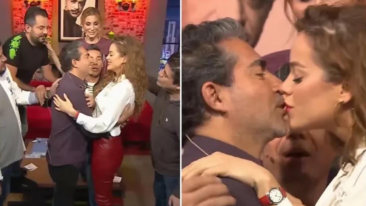 Raúl Araiza y Candela Márquez se comen a besos en pleno programa: "Soñé contigo" (VIDEO)