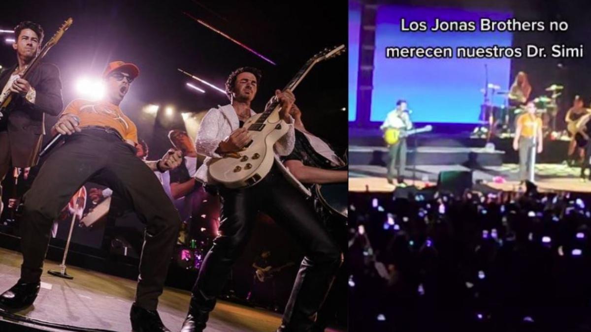 Jonas Brothers desprecian a los Dr. Simi durante concierto y fans se indignan: "Sí sentí feo" (VIDEO)