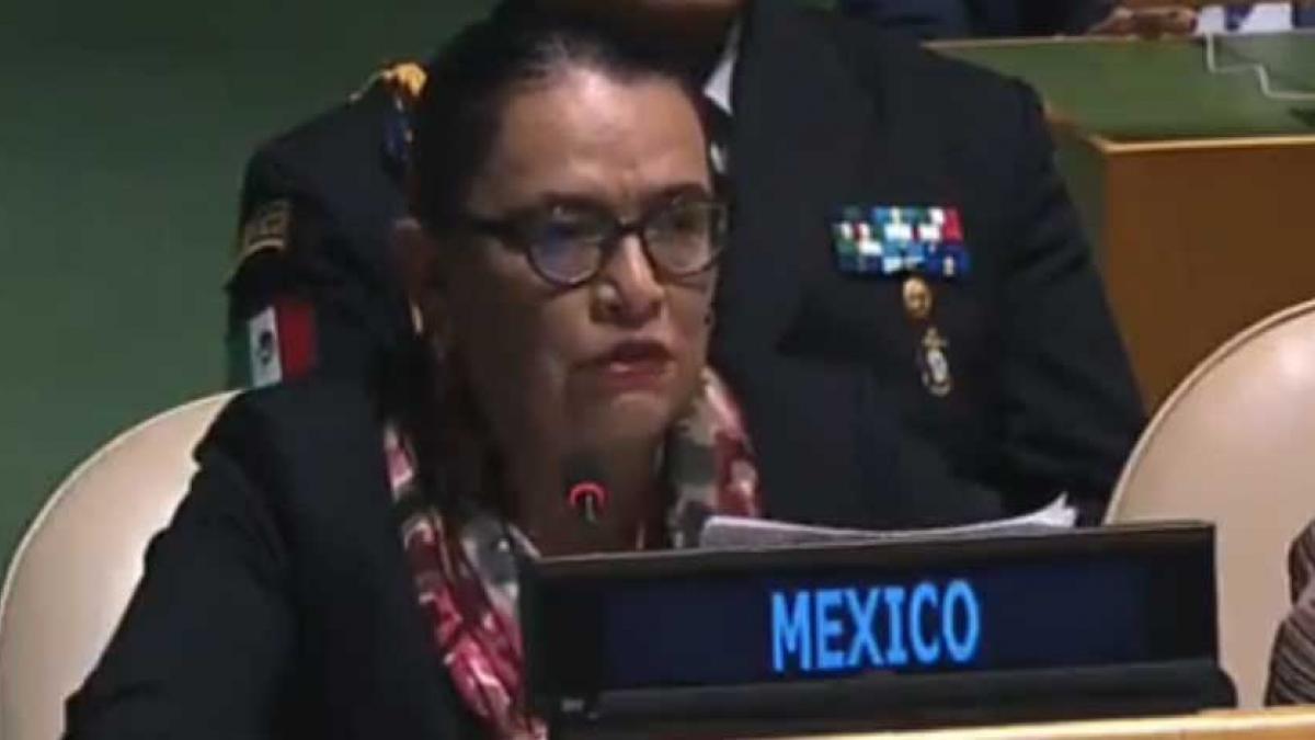 Venimos a ganar la paz, porque los muertos los ponemos nosotros: Rosa Icela Rodríguez ante la ONU