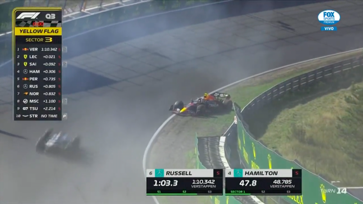 F1 | VIDEO: Así fue el accidente de Checo Pérez en la clasificación del GP de Países Bajos