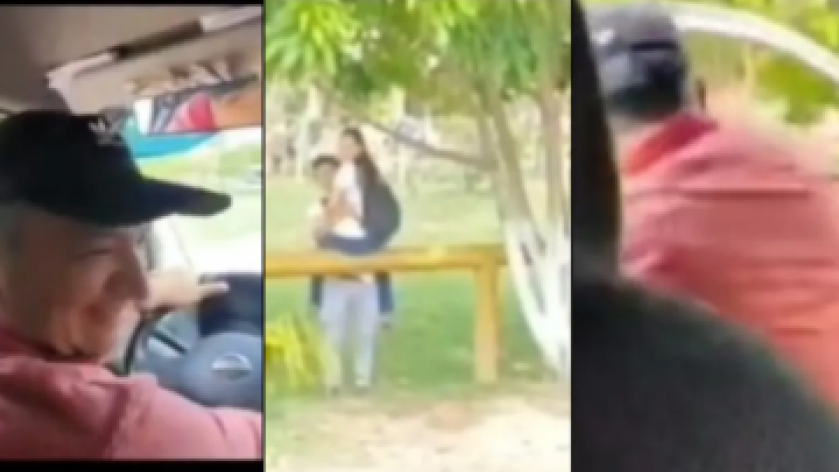 ¿Karma? Hombre se burla de pareja que se besaba y descubre que es su hija (VIDEO)