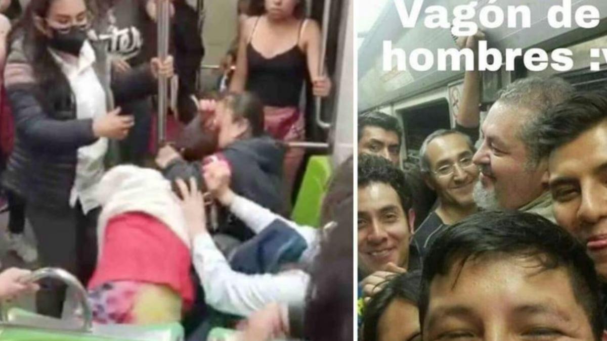 Pelea entre mujeres en el Metro de la CDMX desata los MEMES