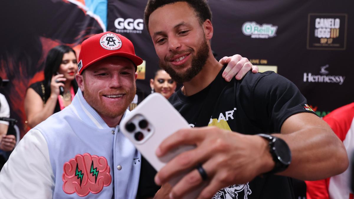 BOX | VIDEO: "Canelo" Álvarez y Stephen Curry festejan a lo grande la victoria del mexicano ante Gennady Golovkin