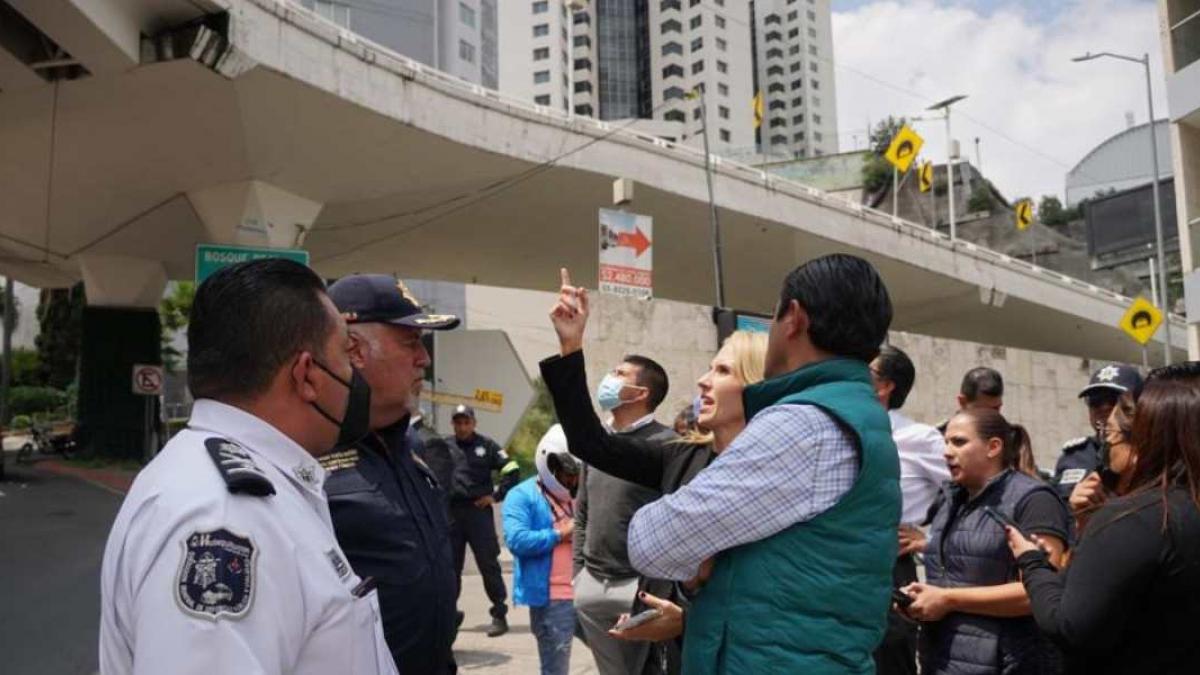 Tras sismo, ordenan cerrar puente vehicular ubicado cerca de plaza Altika Interlomas