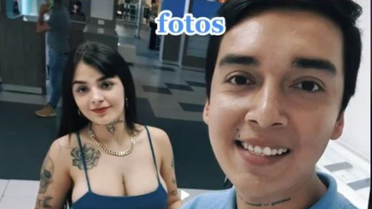 Empleado se toma fotos con Karely Ruiz; su jefa lo cacha y lo regaña: "Como trabajas" (VIDEO)