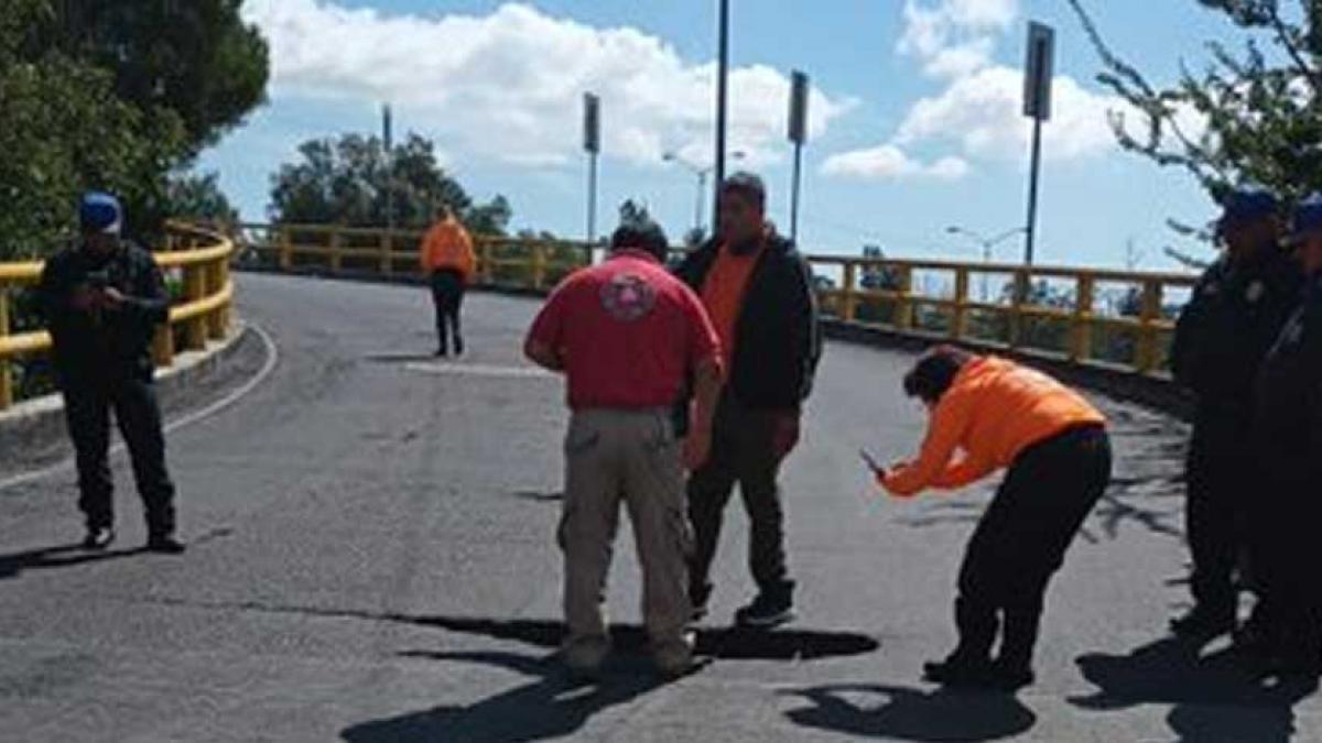 Sobse interviene puente vehicular de la alcaldía Gustavo A. Madero tras sismo