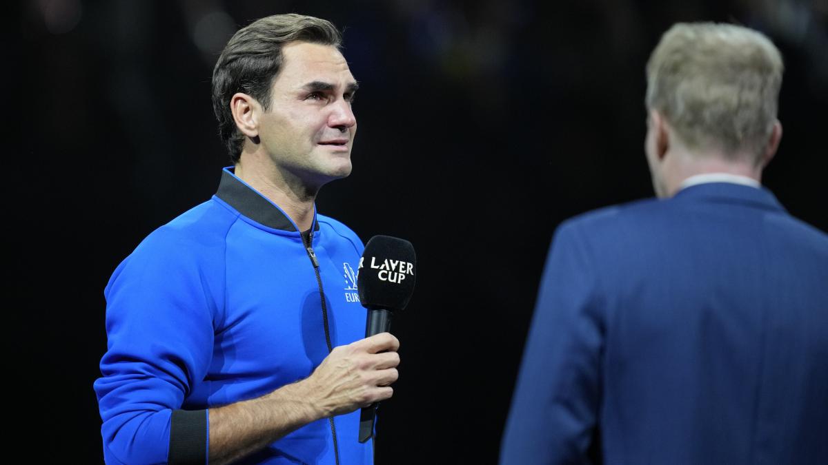 VIDEO: El emotivo llanto y discurso de Roger Federer tras su último juego