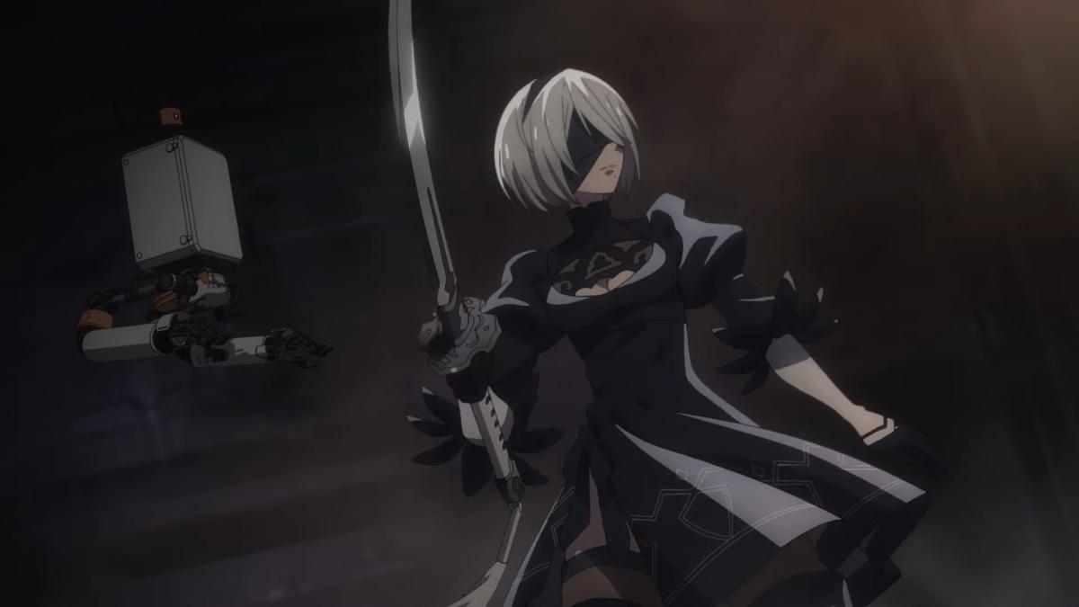 "NieR: Automata": 2B y 9S deslumbran en los apocalípticos tráilers del anime del videojuego