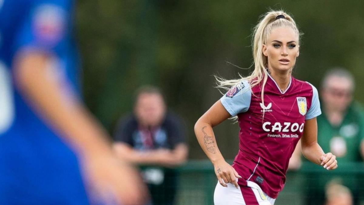 VIDEO: Alisha Lehmann, modelo y jugadora del Aston Villa que celebra como CR7 y paraliza las redes sociales