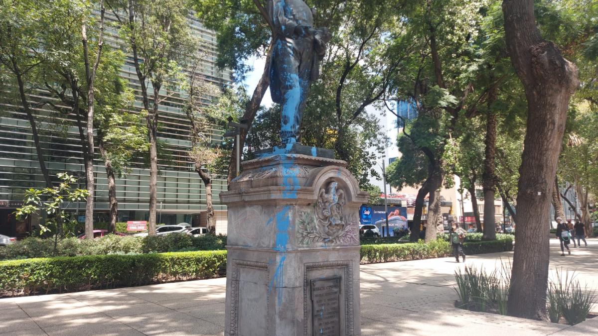 Estatuas de Reforma, víctimas del vandalismo y el abandono