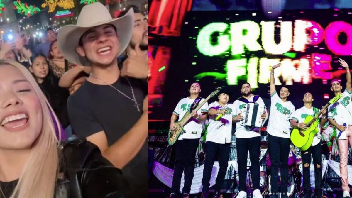 Mujer se enamora de un hombre en concierto de Grupo Firme y lo encuentra por TikTok (VIDEO)