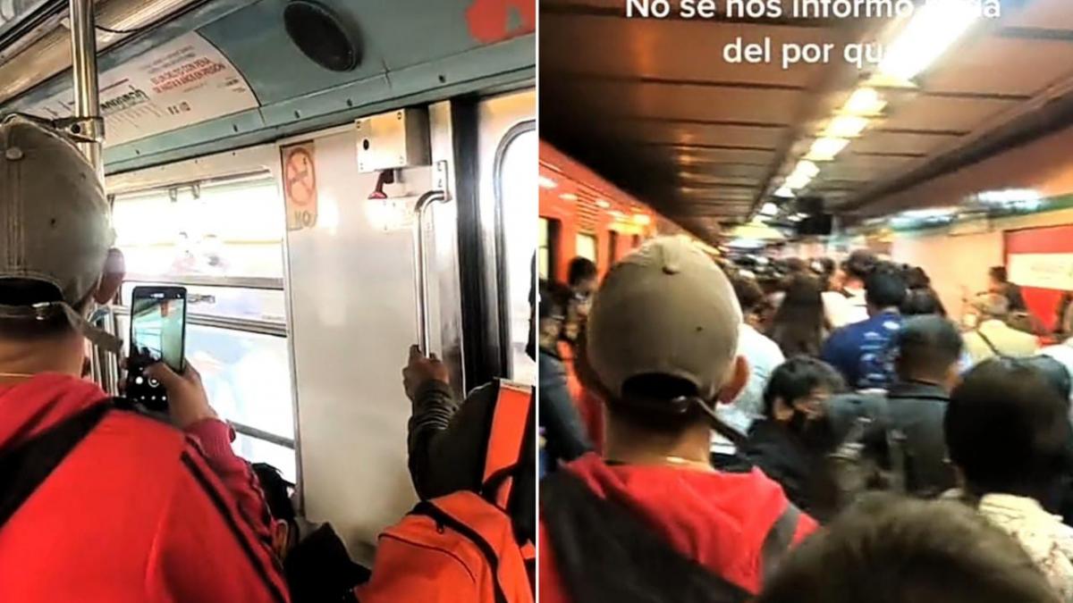 "¡Bajaan!": Tren del Metro no hace parada en 12 estaciones y usuarios quedan atrapados (VIDEO)