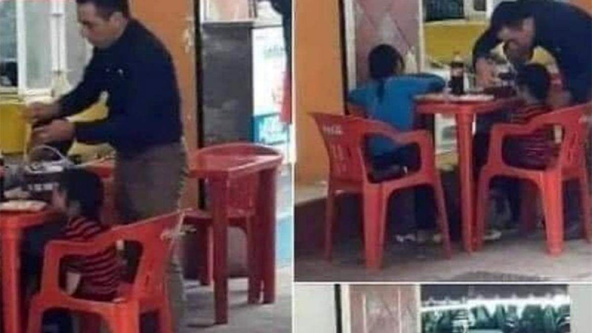 Hombre invita de comer a tres menores en situación vulnerable; gesto se vuelve viral