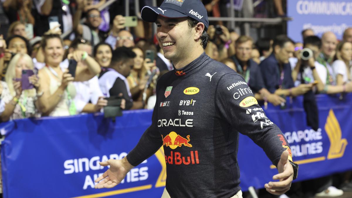 F1: Checo Pérez recibe múltiples felicitaciones luego de su triunfo en Singapur