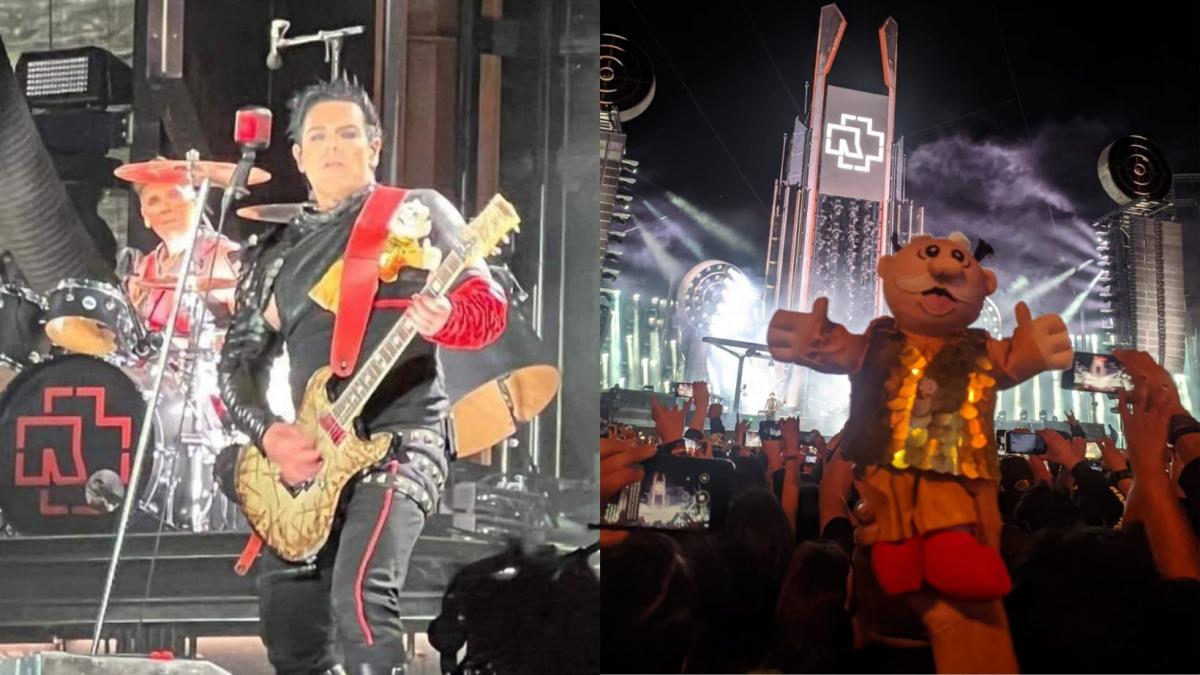 Dr. Simi vence a los metaleros y toca la guitarra con Rammstein (VIDEO)