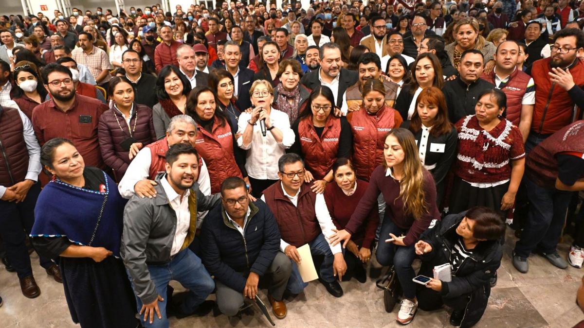 Morena Edomex celebra 11 aniversario con Delfina Gómez