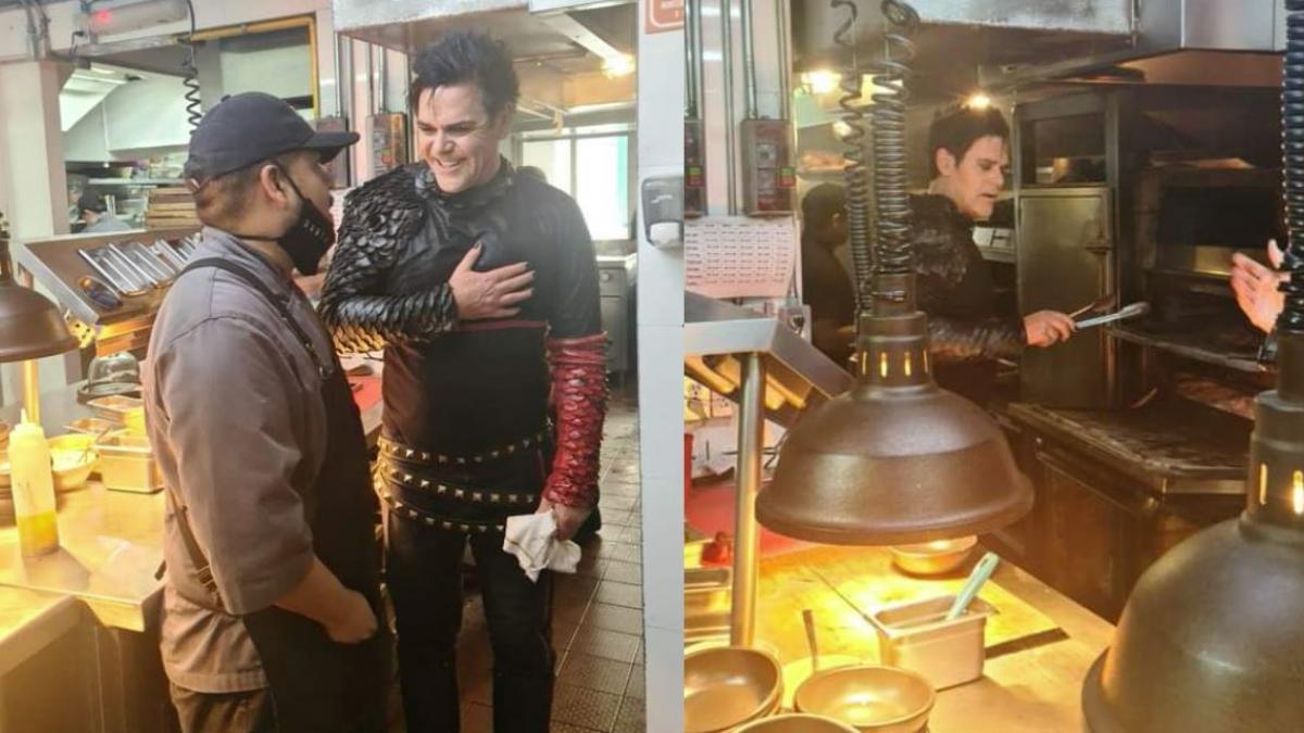 Guitarrista de Rammstein se convierte en taquero y así preparó los tacos (VIDEO)