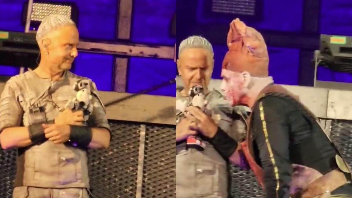 Rammstein se despide de México dándole besito y abrazo al Dr. Simi (VIDEO)