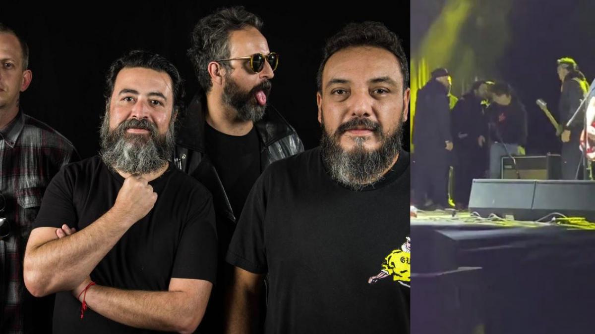 ¡Trifulca! Molotov se agarra a golpes en pleno escenario con la banda Los Miserables (VIDEO)