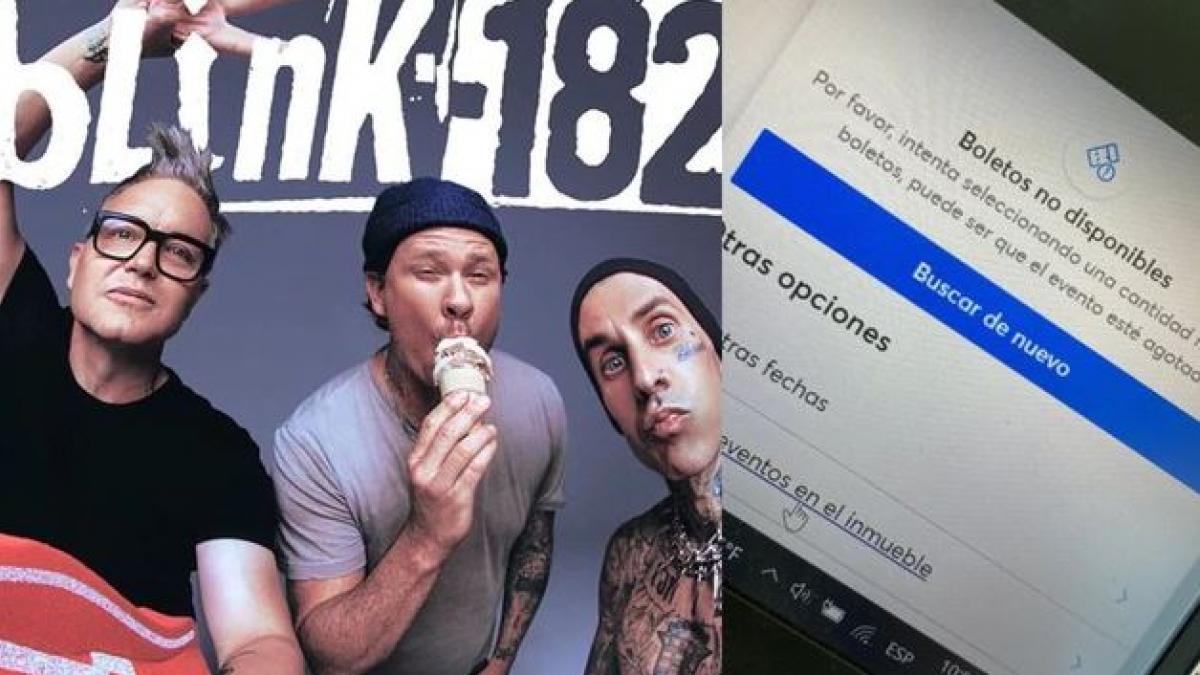 ¡Boletos de Blink-182 se agotan en 3 minutos! Acusan a Ticketmaster de fraude