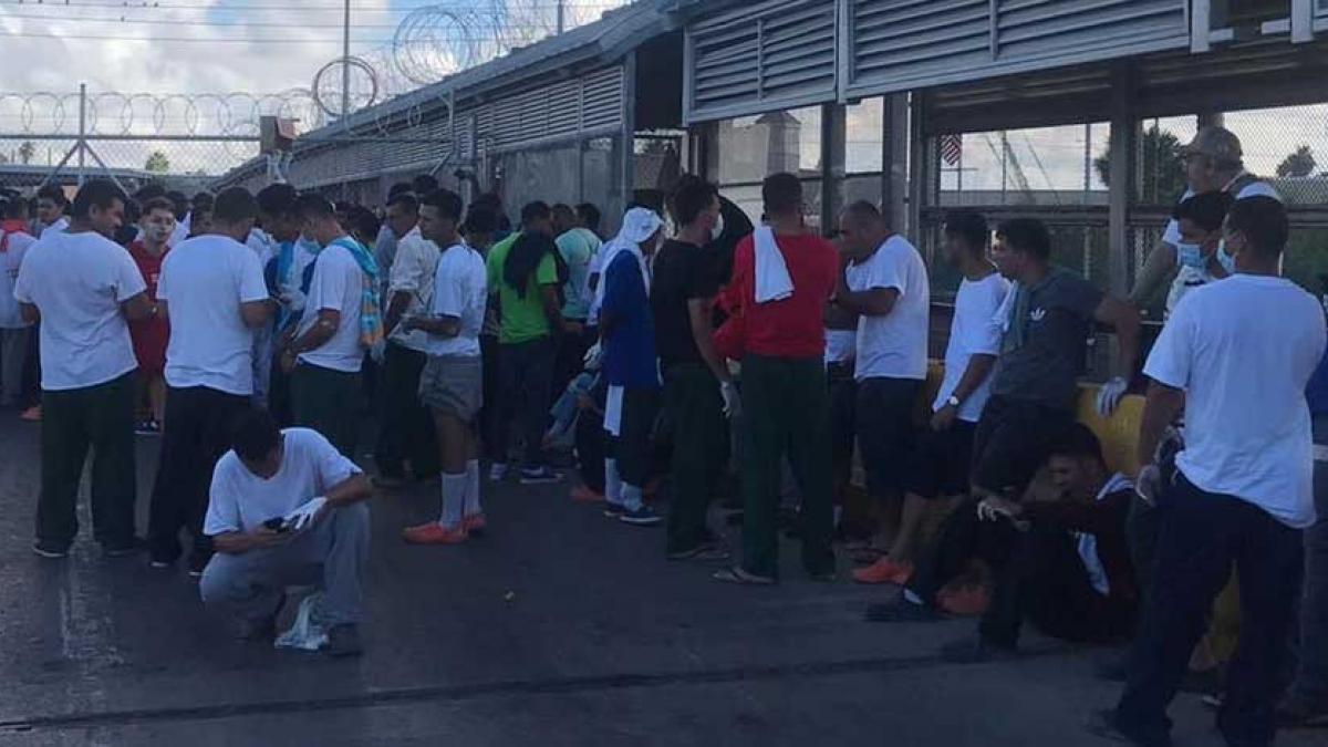 Reportan cierre del Puente Nuevo en Matamoros por migrantes venezolanos