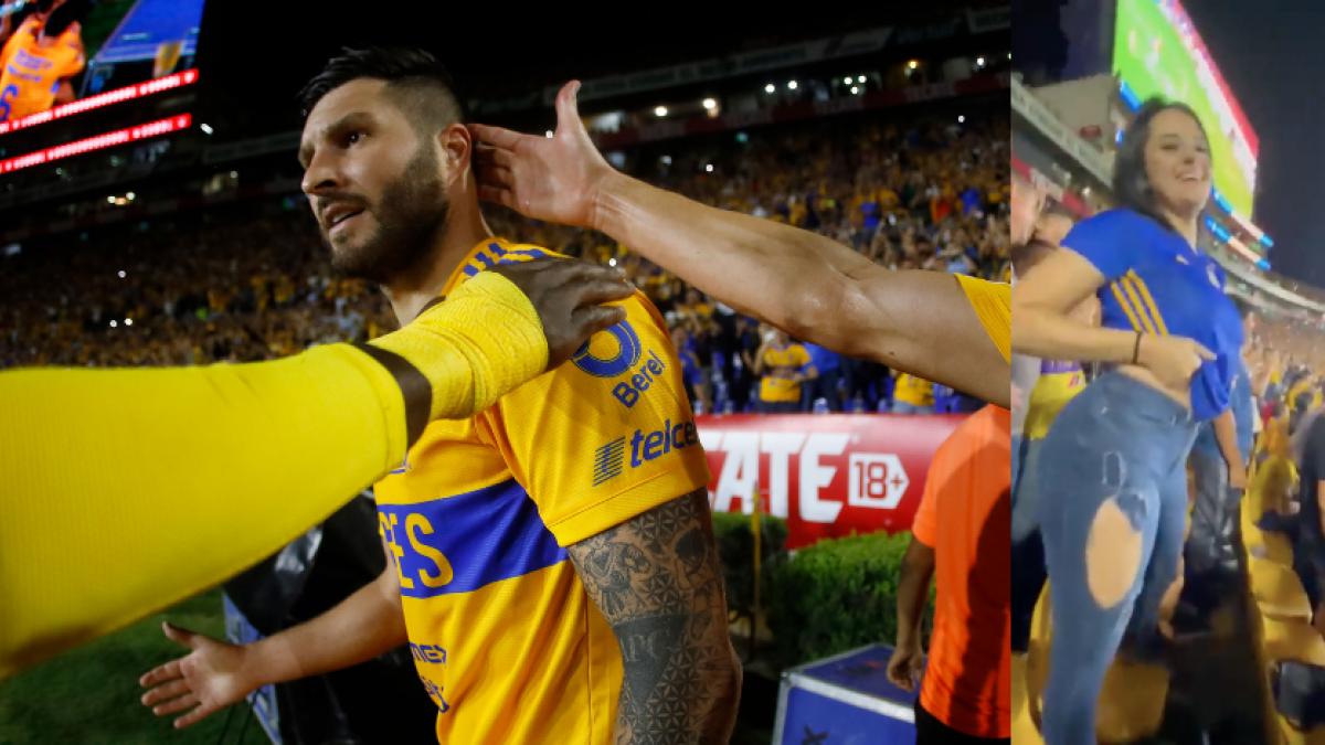 Tigres vs Pachuca | VIDEO: Aficionada celebra gol de Gignac en topless y se hace viral en redes sociales