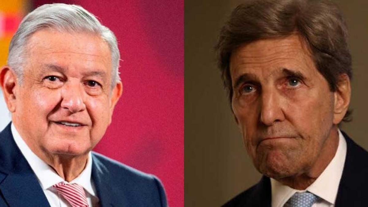 AMLO se reúne con John Kerry en el Palacio de Gobierno de Sonora