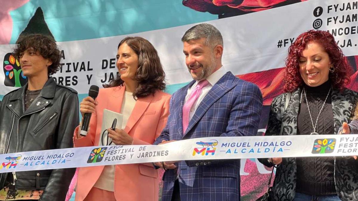 Arranca Festival de Flores y Jardines 2022 en la alcaldía Miguel Hidalgo