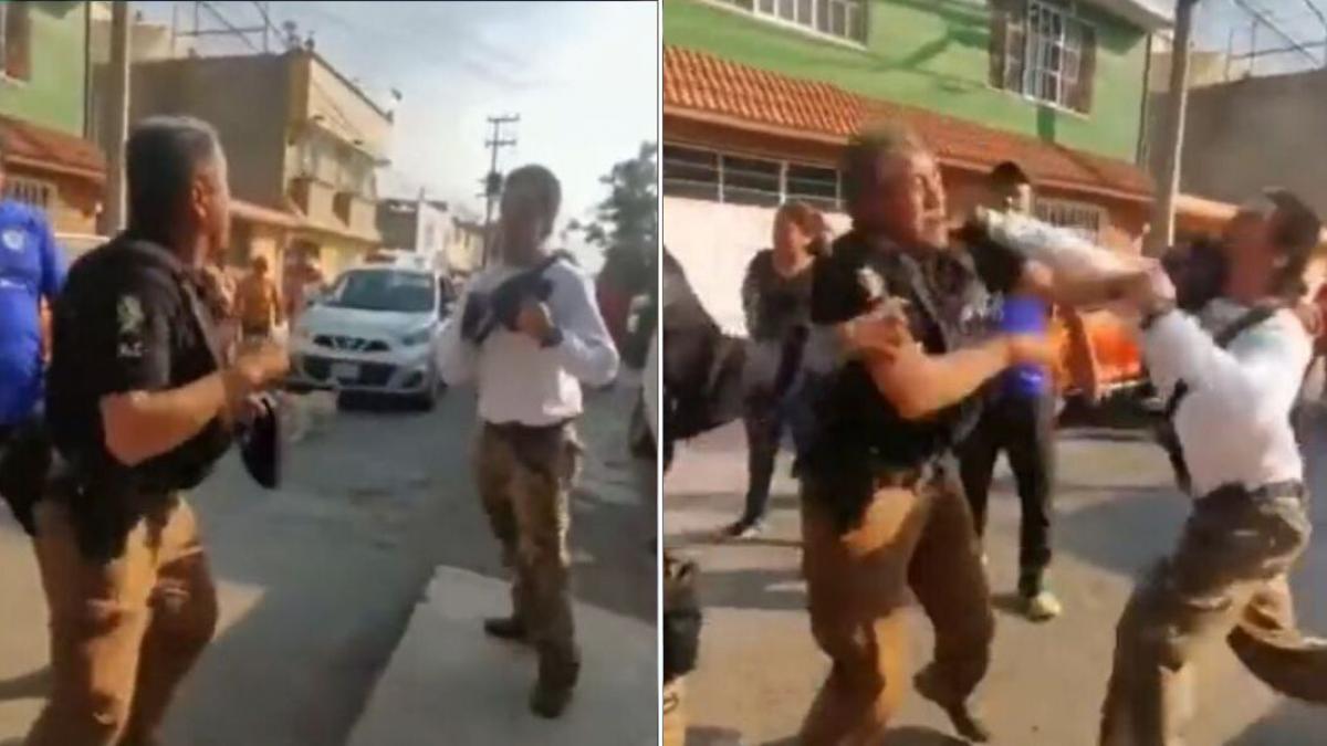 Captan pelea entre policía y ciudadano en Ecatepec: "rífate un tiro, carnal" (VIDEO)