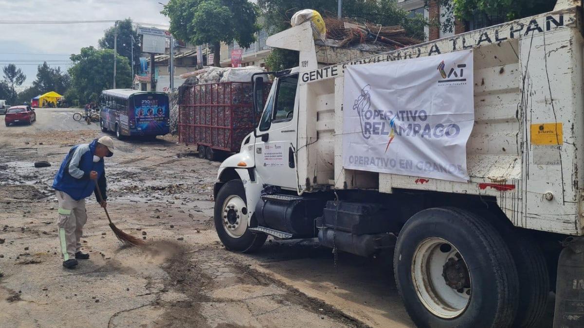 Tlalpan redujo en 70% las inundaciones graves en esta temporada de lluvias