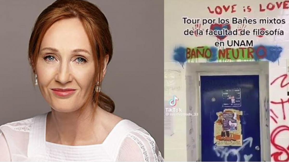 Critican a J.K. Rowling por hablar de baños mixtos de la UNAM