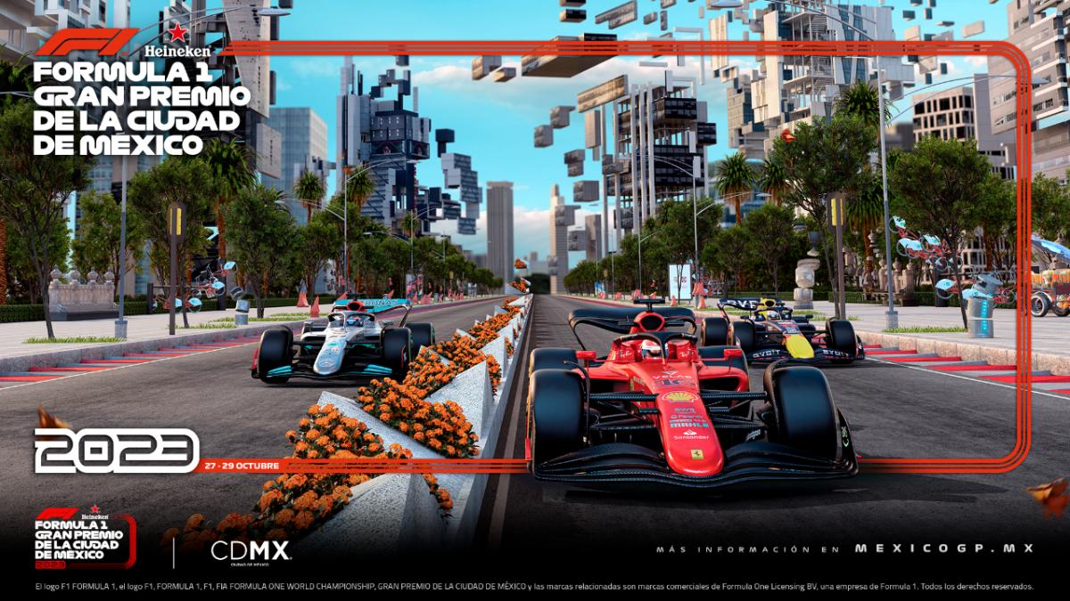 F1 | Gran Premio de México: ¡Espectacular! Así es el póster de la carrera del próximo año