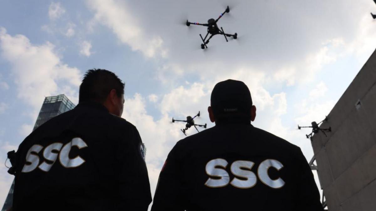 Lanza SSC unidad de drones en CDMX