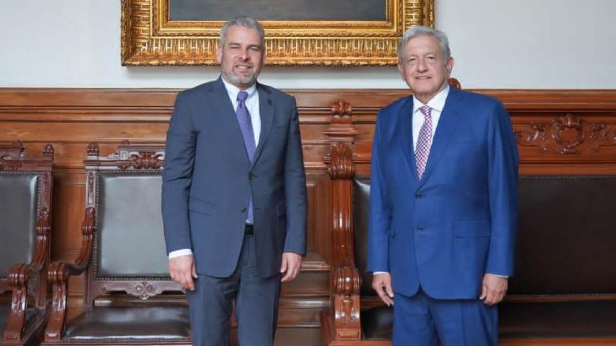 AMLO se reúne con Alfredo Ramírez Bedolla en Palacio Nacional